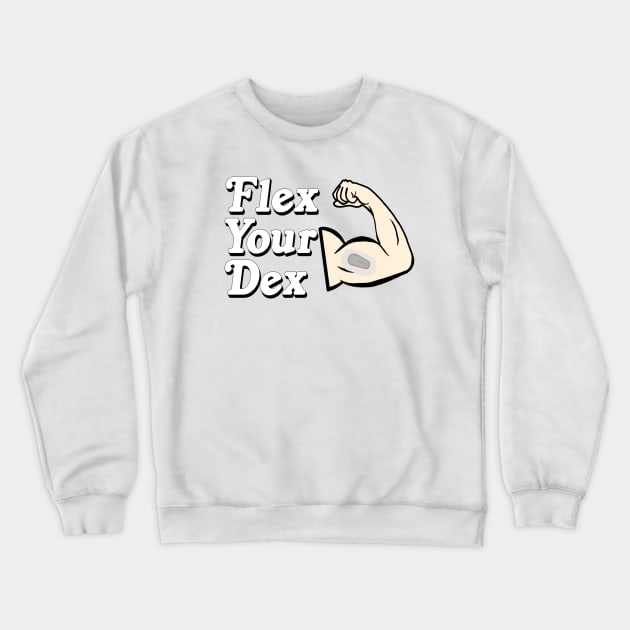 Flex Your Dex Crewneck Sweatshirt by CatGirl101